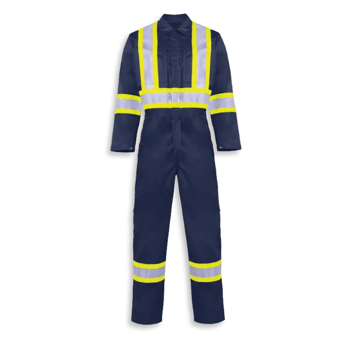 Big K Clothing® Hi Vis Fire Retardent 100% Cotton Safety Coverall - BK1700FRC