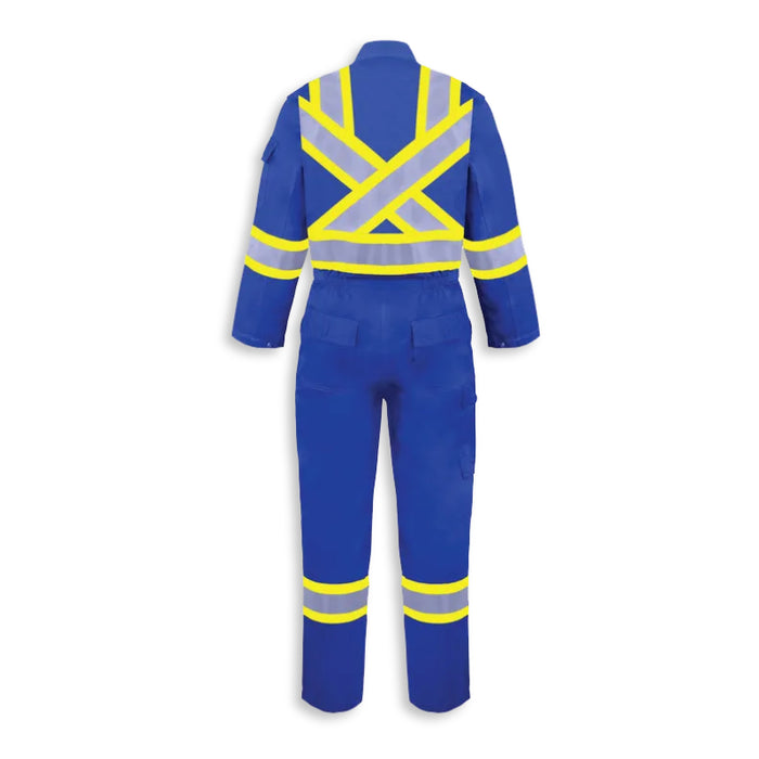Big K Clothing® Hi Vis Fire Retardent 100% Cotton Safety Coverall - BK1700FRC