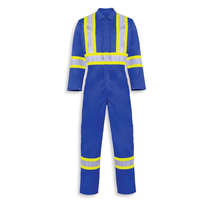 Big K Clothing® Hi Vis Fire Retardent 100% Cotton Safety Coverall - BK1700FRC