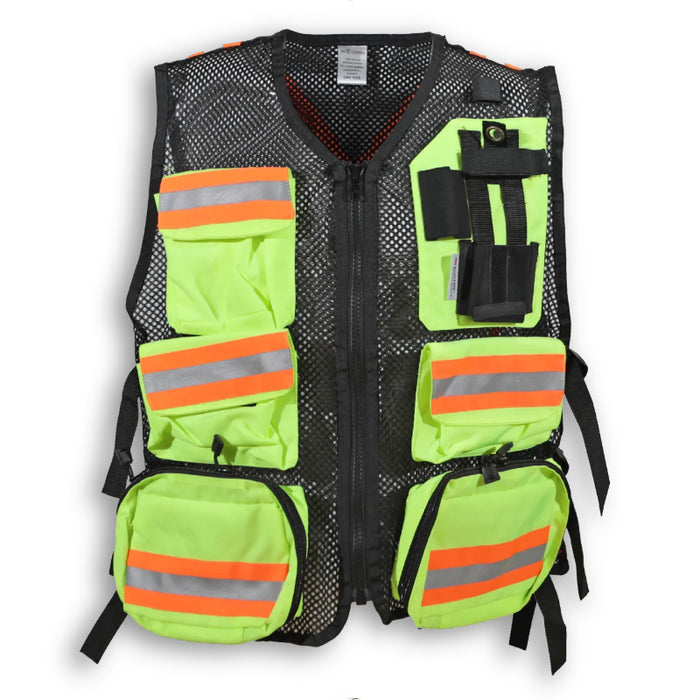Big K Clothing® Hi Vis Mesh First Aid Safety Vest - BK625-MESH