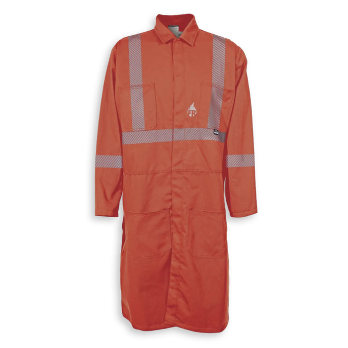 Big K Clothing® Hi Vis Reflective FR Safety Labcoat - CSA approved - BKFRLABCOAT-2