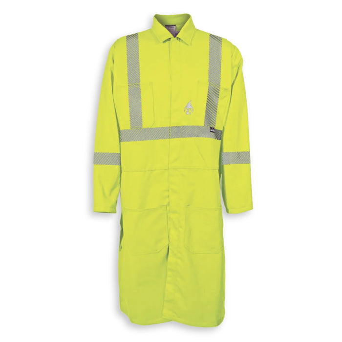 Big K Clothing® Hi Vis Reflective FR Safety Labcoat - CSA approved - BKFRLABCOAT-2