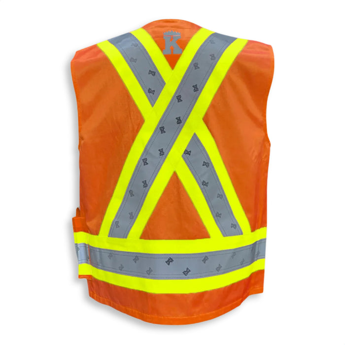 Big K Clothing® High Visibility 100% Cotton Supervisor Safety Vest - BK222