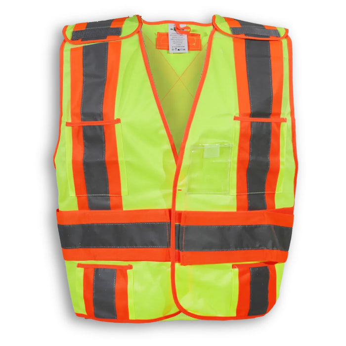 Big K Clothing® High Visibility 100% Polyester Tear-Away Safety Vest - BK102