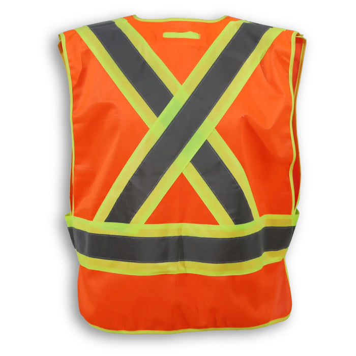 Big K Clothing® High Visibility 100% Polyester Tear-Away Safety Vest - BK102