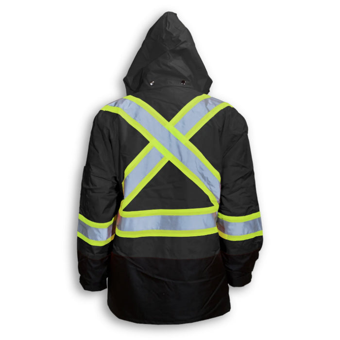 Big K Clothing® High Visibility Polyester Waterproof Safety Rain Jacket - BK133