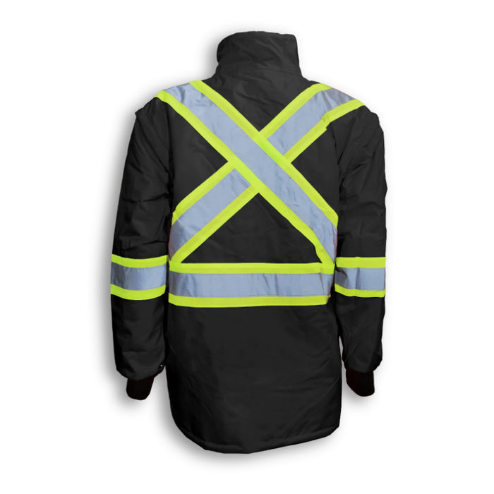 Big K Clothing® High Visibility Polyester Waterproof Safety Rain Jacket - BK133