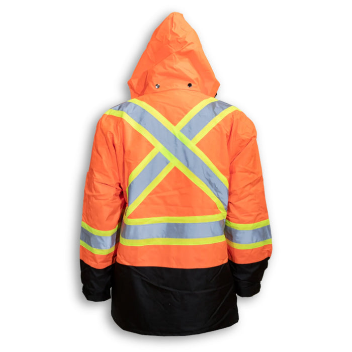 Big K Clothing® High Visibility Polyester Waterproof Safety Rain Jacket - BK133