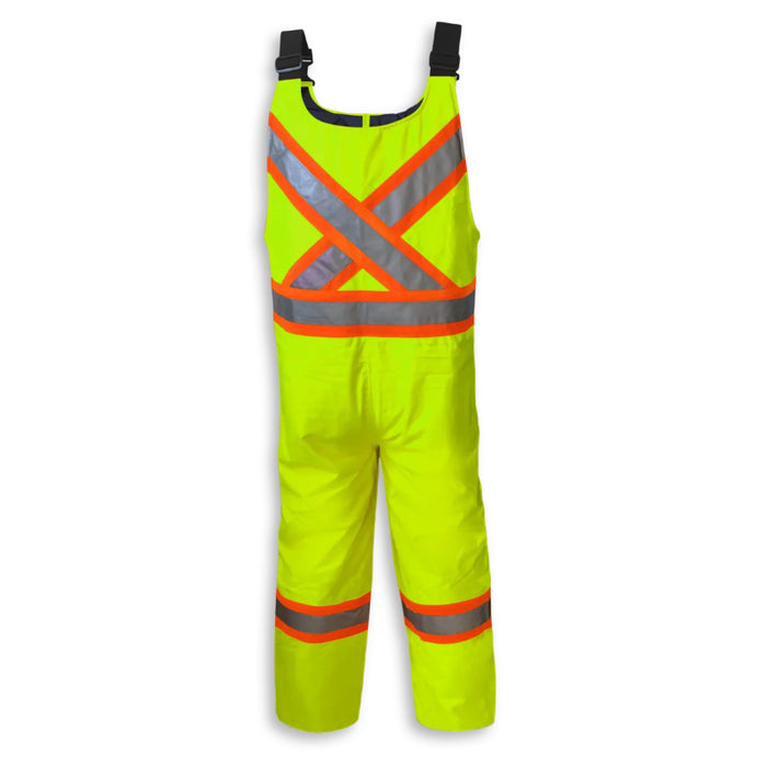 Big K Clothing® High Visibility Quilt Lined Bib Safety Rain Pant - BK805