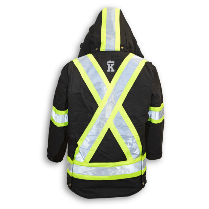Big K Clothing® High Visibility 100% Cotton Duck Safety Jacket With Quilt Lining - BK461