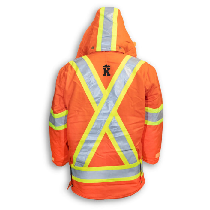 Big K Clothing® High Visibility 100% Cotton Duck Safety Jacket With Quilt Lining - BK461