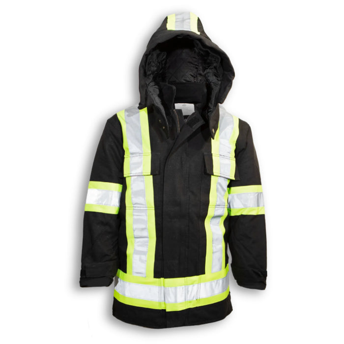 Big K Clothing® High Visibility 100% Cotton Duck Safety Jacket With Quilt Lining - BK461