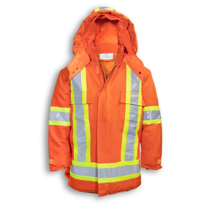 Big K Clothing® High Visibility 100% Cotton Duck Safety Jacket With Quilt Lining - BK461