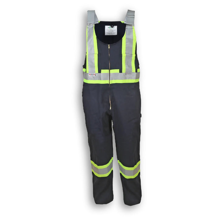 Big K Clothing® High Visibility 100% Cotton Safety Bib Overall - Navy Blue - BK1601