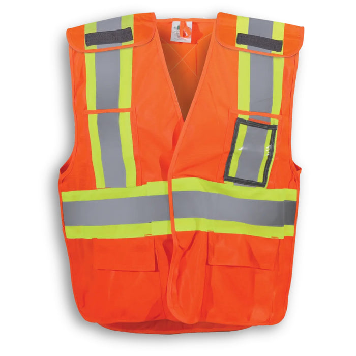 Big K Clothing® High Visibility 100% Polyester Mesh Safety Vest - BK104