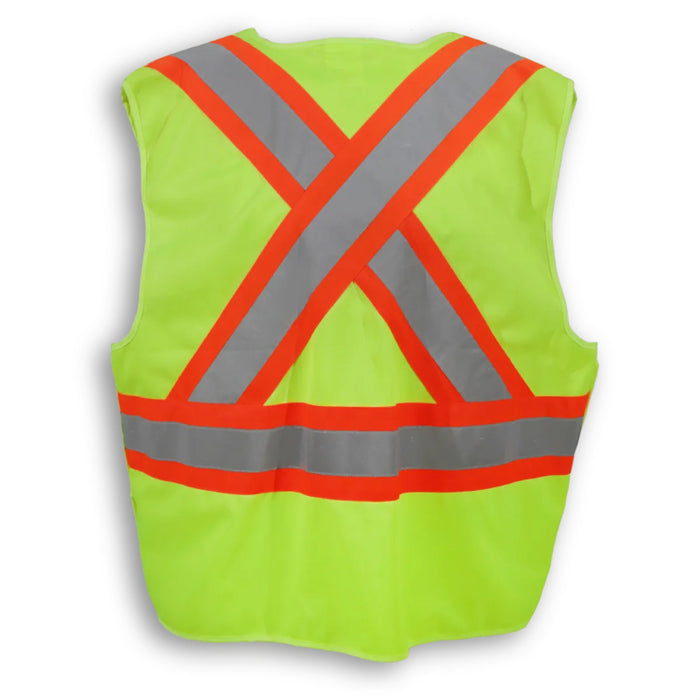 Big K Clothing® High Visibility 100% Polyester Mesh Safety Vest - BK104