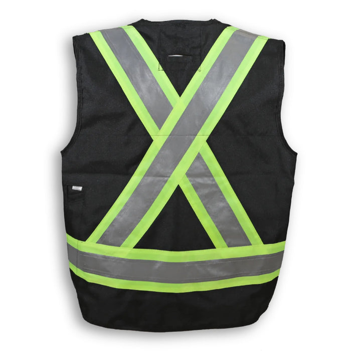 Big K Clothing® High Visibility 150D Econo Surveyor Safey Vest - BKECONOSURV