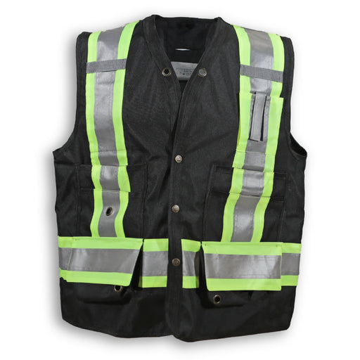 Big K Clothing® High Visibility 150D Econo Surveyor Safey Vest - BKECONOSURV