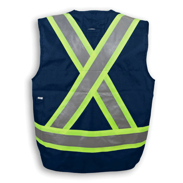 Big K Clothing® High Visibility 150D Econo Surveyor Safey Vest - BKECONOSURV