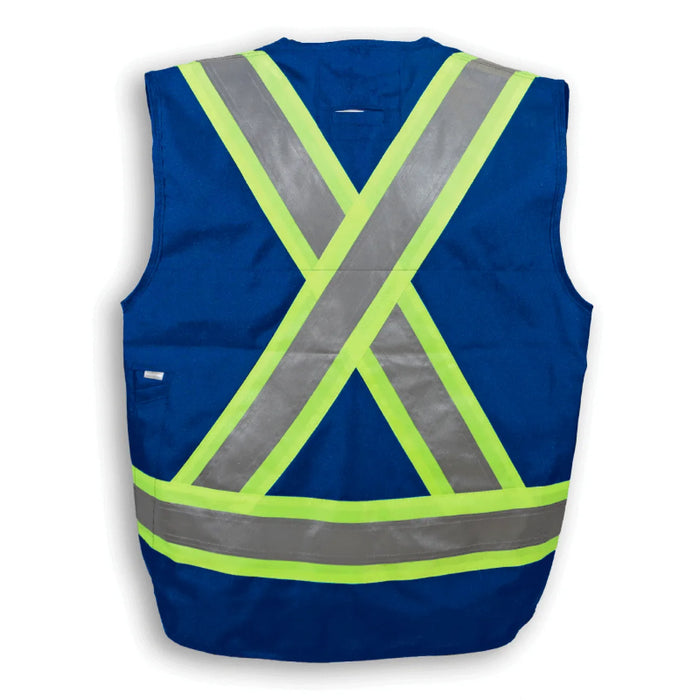 Big K Clothing® High Visibility 150D Econo Surveyor Safey Vest - BKECONOSURV