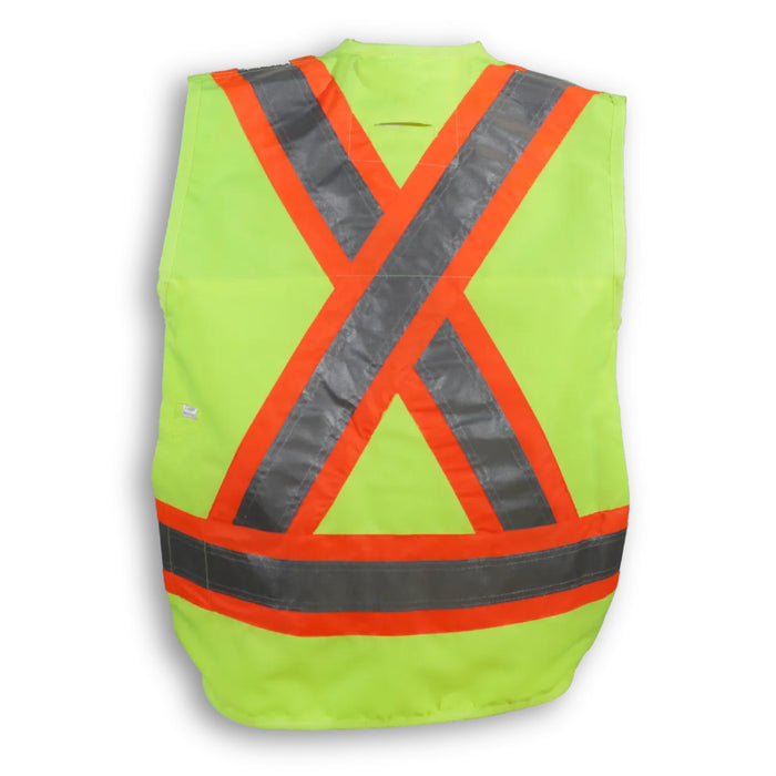 Big K Clothing® High Visibility 150D Econo Surveyor Safey Vest - BKECONOSURV