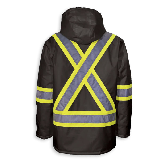 Big K Clothing® High Visibility 300 Denier Polyester Thinsulate Safety Rain Jacket - BK463
