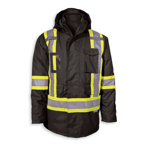 Big K Clothing® High Visibility 300 Denier Polyester Thinsulate Safety Rain Jacket - BK463