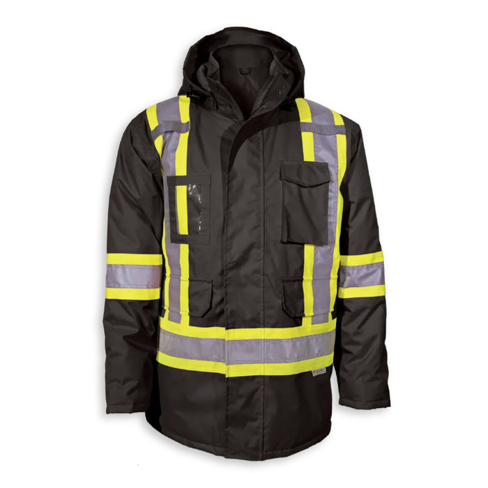 Big K Clothing® High Visibility 300 Denier Polyester Thinsulate Safety Rain Jacket - BK463