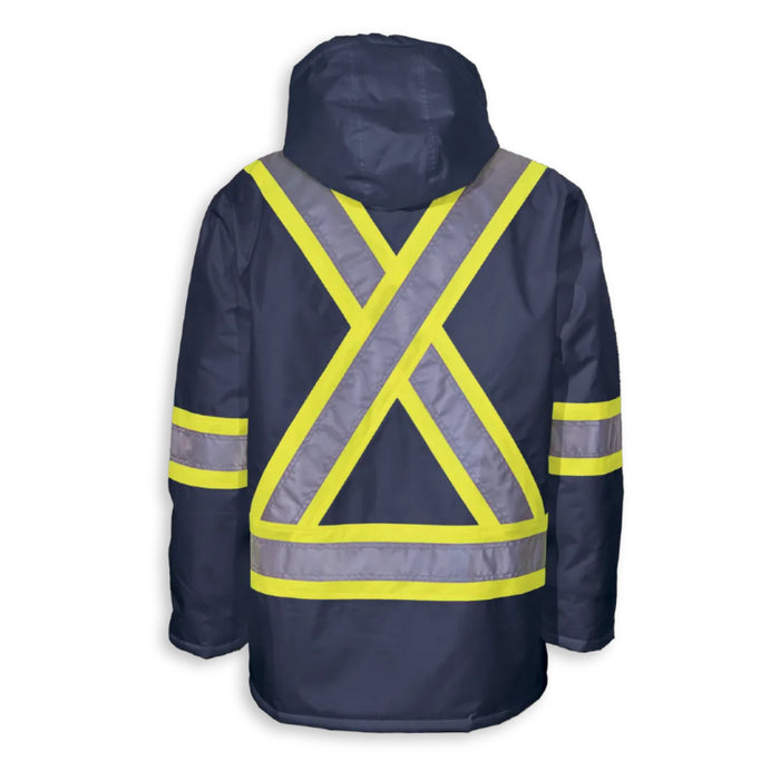Big K Clothing® High Visibility 300 Denier Polyester Thinsulate Safety Rain Jacket - BK463
