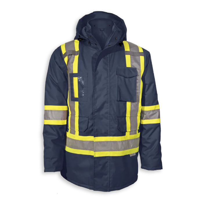 Big K Clothing® High Visibility 300 Denier Polyester Thinsulate Safety Rain Jacket - BK463