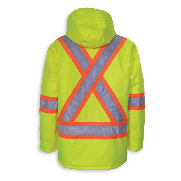 Big K Clothing® High Visibility 300 Denier Polyester Thinsulate Safety Rain Jacket - BK463