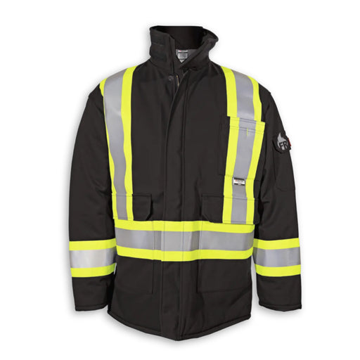 Big K Clothing® High Visibility Indura Ultrasoft FR Safety Parka - BK460FRI