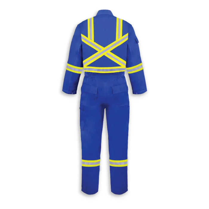 Big K Clothing® Premium Blend Fire Retardant Safety Coverall - Royal Blue - BK1700FR8812