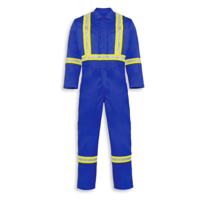 Big K Clothing® Premium Blend Fire Retardant Safety Coverall - Royal Blue - BK1700FR8812