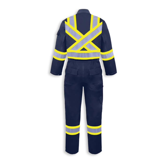 Big K Clothing® Woman’s Hi Vis Fire Retardant Safety Coveralls - BK1700FRC-W