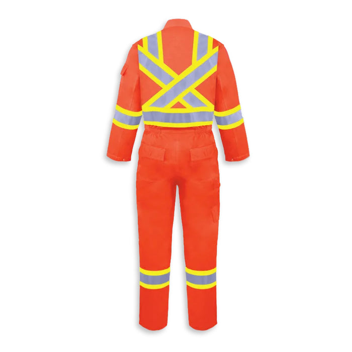 Big K Clothing® Woman’s Hi Vis Fire Retardant Safety Coveralls - BK1700FRC-W