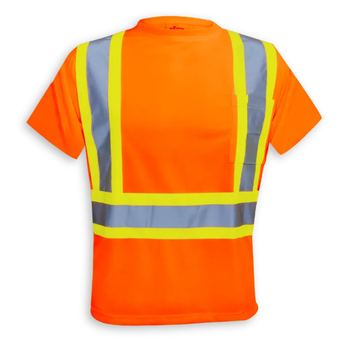 Big K Clothing® Woman’s Short Sleeve Hi Vis Safety T-Shirt - BK200X-W