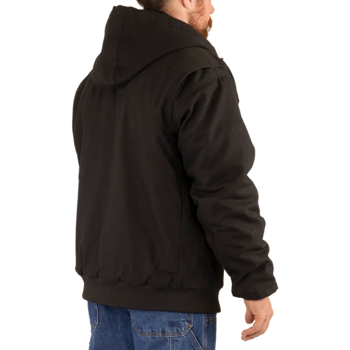 Big Bill® Quilted-Lined « Duck » NEK Hooded Work Jacket - Black - CD4704