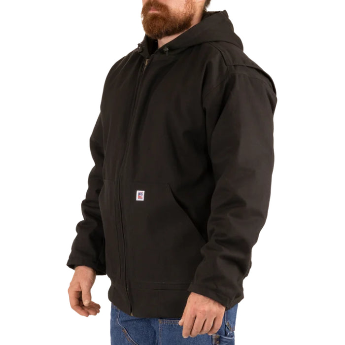 Big Bill® Quilted-Lined « Duck » NEK Hooded Work Jacket - Black - CD4704