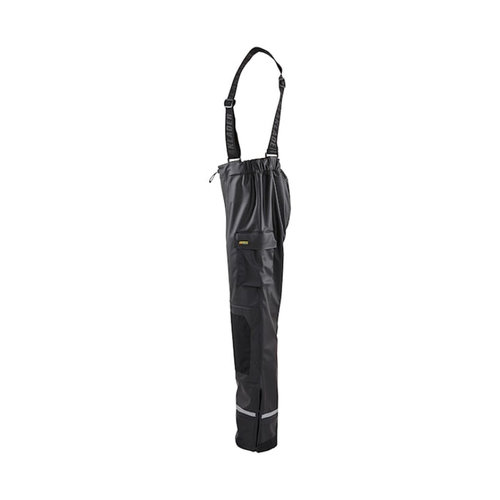 Blaklader® Rain Bib Pants with Reflective Details - Black - 1387