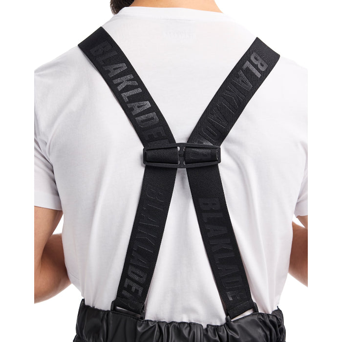 Blaklader® Rain Bib Pants with Reflective Details - Black - 1387
