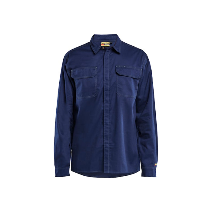 Blaklader® FR Collared Work Shirt - Navy Blue - 3276