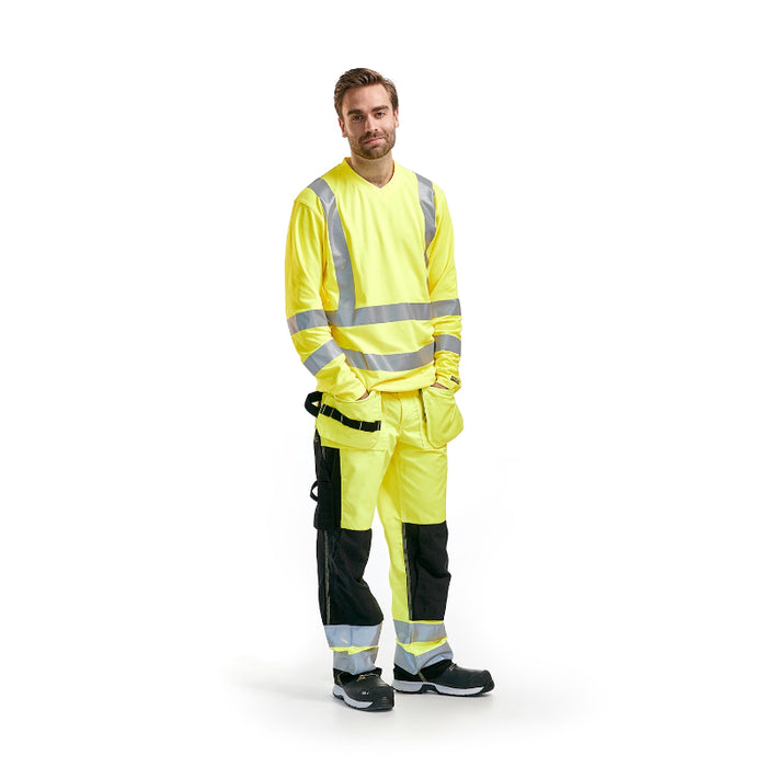 Blaklader® Hi Vis Work Safety Pants - Yellow / Black - 1633