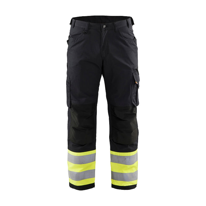 Blaklader® High Visibility Ripstop Safety Pants - Black / Yellow - 1697
