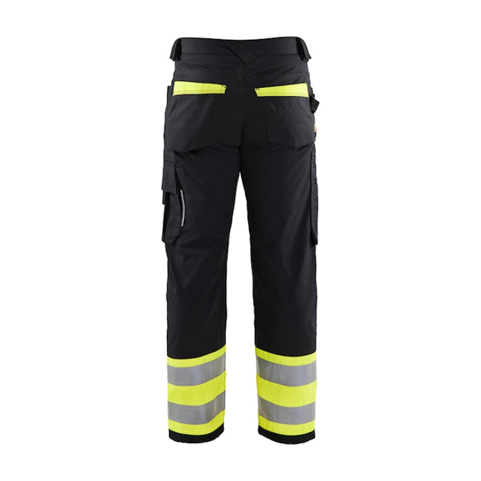 Blaklader® High Visibility Ripstop Safety Pants - Black / Yellow - 1697