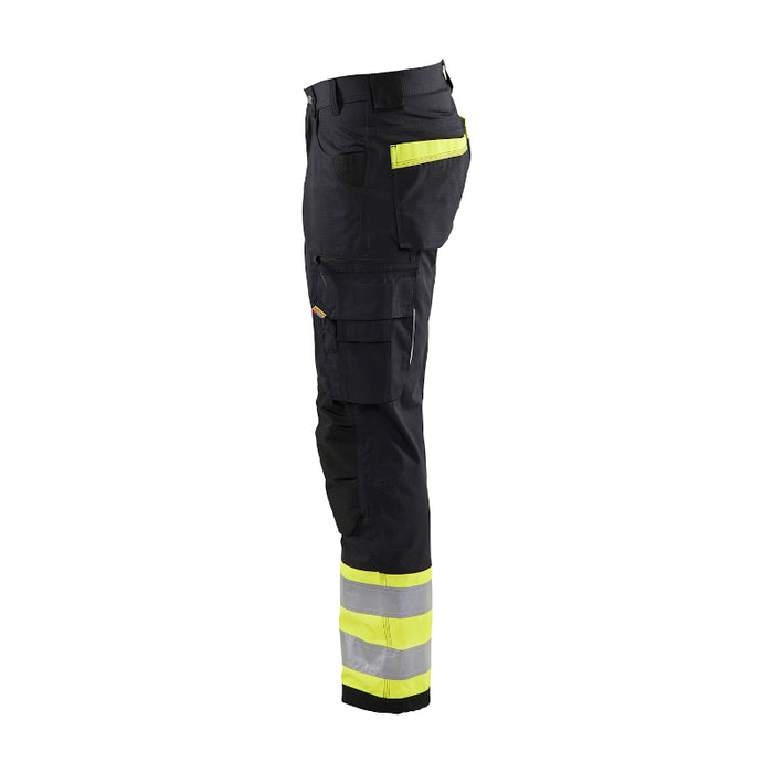 Blaklader® High Visibility Ripstop Safety Pants - Black / Yellow - 1697