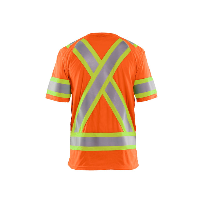 Blaklader® High Visibility Short Sleeve Safety T-shirt - CSA Compliant - Orange - 3495