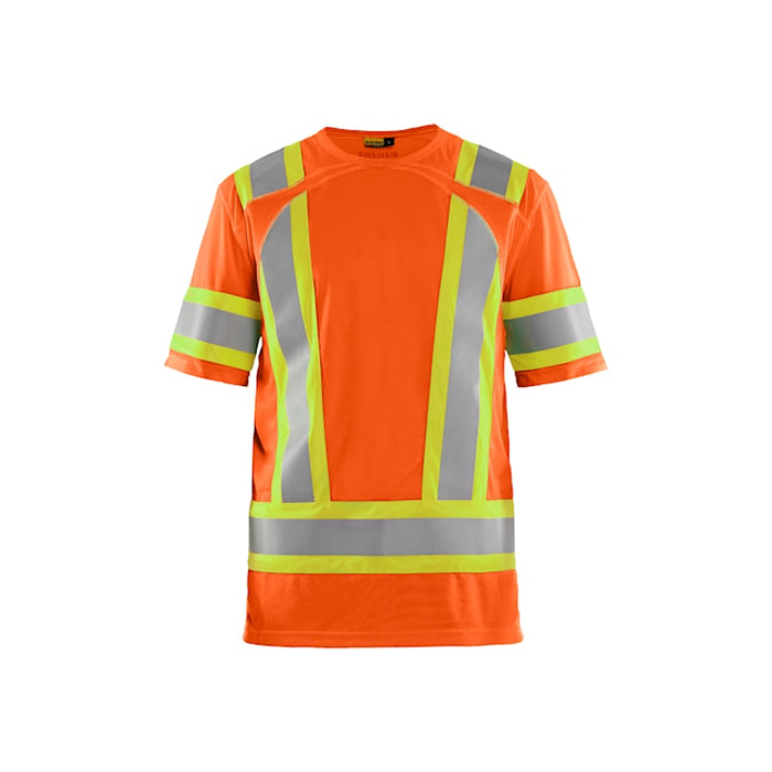 Blaklader® High Visibility Short Sleeve Safety T-shirt - CSA Compliant - Orange - 3495