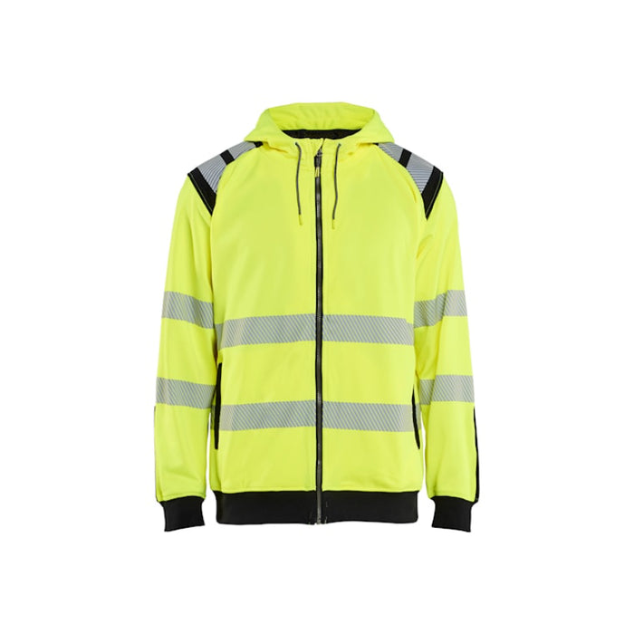 Blaklader® High Visibility Zip Safety Sweatshirt - Yellow - non CSA - 3446
