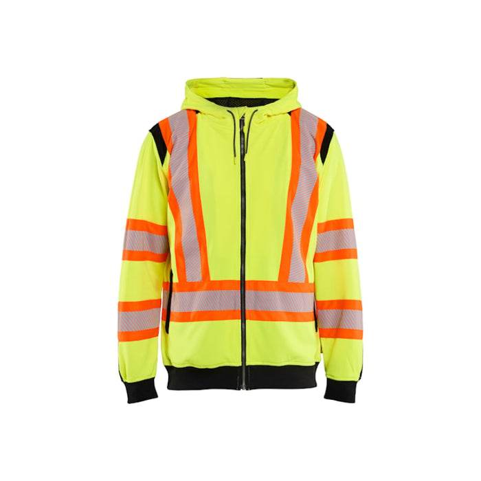 Blaklader® High Visibility  Zip Safety Sweatshirt - CSA Compliant - Yellow - 3448